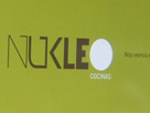 Rotulación de escaparates - Nukleo cocinas - Gijón